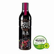 샘표, 백년동안 산머루 복분자 흑초 900ml