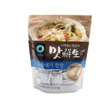 청정원 , 맛선생 코인 육수  멸치맛
