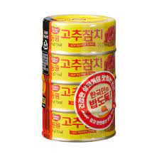 <p>DONGWON, CANNED TUNA IN EXTRA HOT SAUCE 100g 3pcs</p>