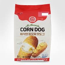 우양 , 바삭한 올모짜 핫도그 400g