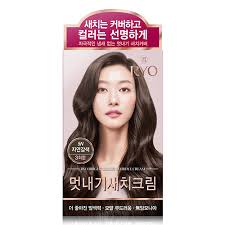 려 , 우아 채멋내기 새치 크림 짙은갈색