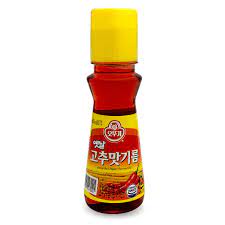 Ottogi, Old Red Pepper Flavored Oil 80ml