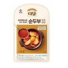 CJ, 다담 바지락 순두부 찌개 양념 140g