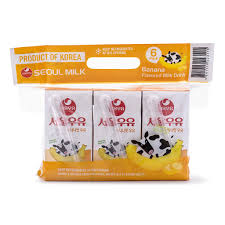 Seoulmilk, Banana Flavored Milk 190ml