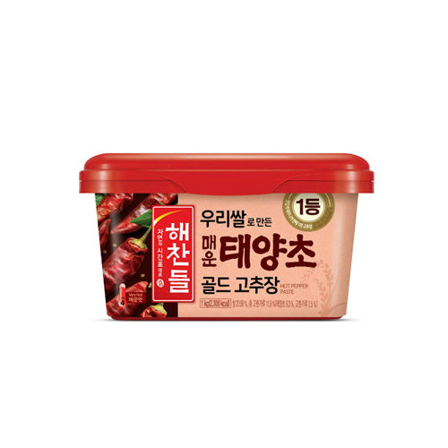 CJ, 해찬들 태양초 매운 고추장 500g