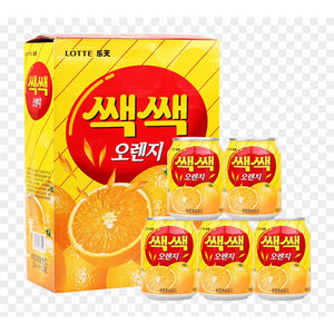 Lotte, Sac Sac Orange Drink 12/238ml