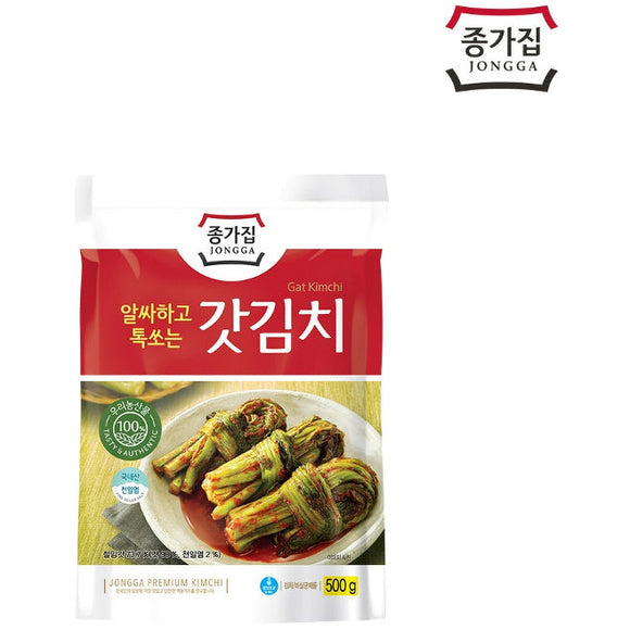 Jongga, Mustard Leaves Kimchi 500g