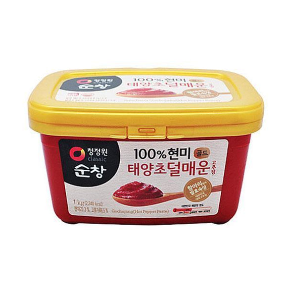 순창 덜 매운 현미 고추장 1kg - Ok Mart