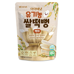 Ivenet, Organic Rice Snack White Rice 30g