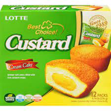 <p>Lotte Custard Cake 276g</p>