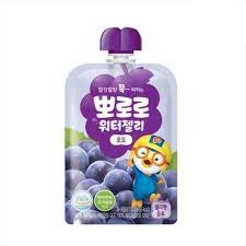 Paldo, Pororo Water Jelly Drink Grape Flavor 120ml