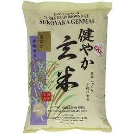 시라끼꾸, Sukoyaka Genmai 현미쌀 15lb