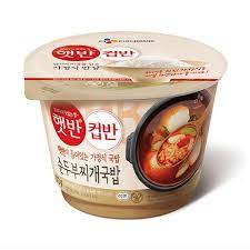 <p>CJ, Beksel Cupbahn Tofu Rice Soup 173g</p>
