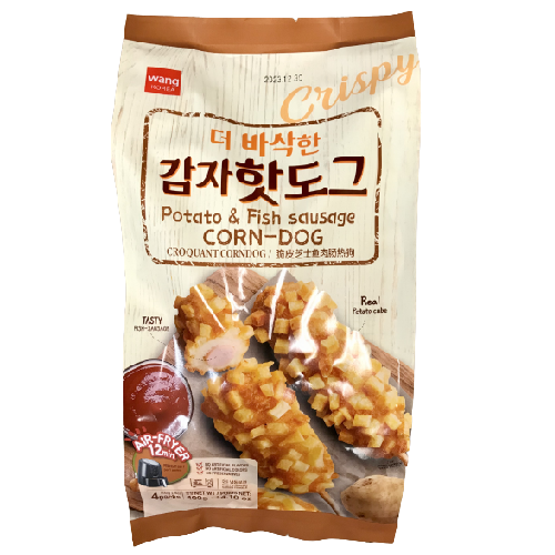 Wang, Potato & Fish Corn-Dog 4pcs